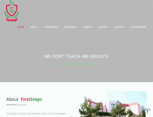 Tablet Screenshot of firststepsschool.org